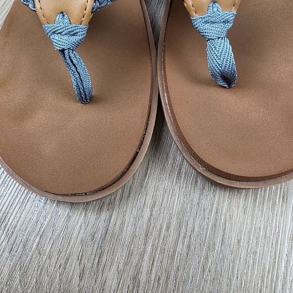 Yellow Box Fida Woven Flip Flop Sandals Size 10 - Picture 5 of 8